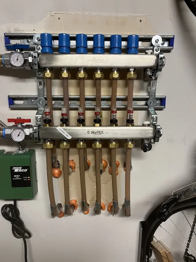 Plumber performing Gas Line Installation at a residential property in Kendale Lakes